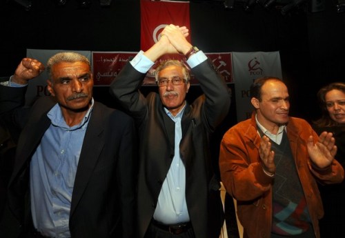 The leader of the Tunisian Communist Par