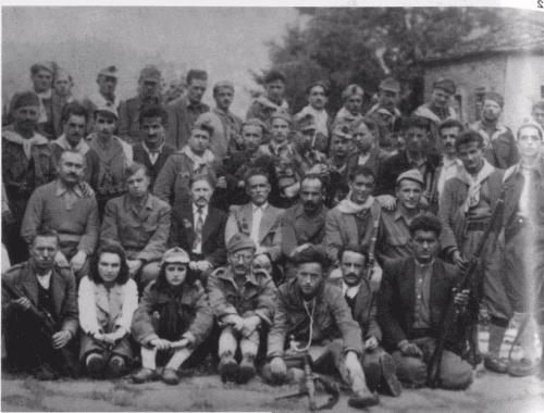 Hoxha at the Permet Congress 1944; p.64