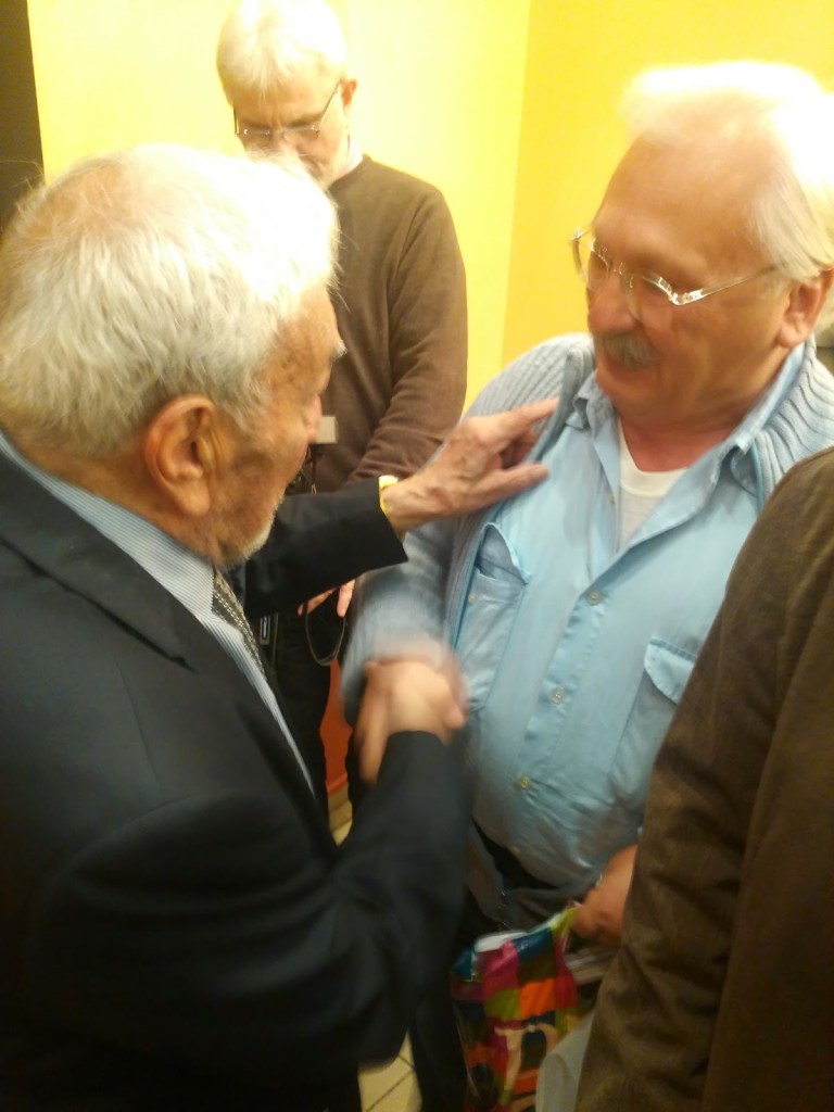 Alexis Parnis (poet and close friend of N. Zachariadis) and Tassos Mpallos